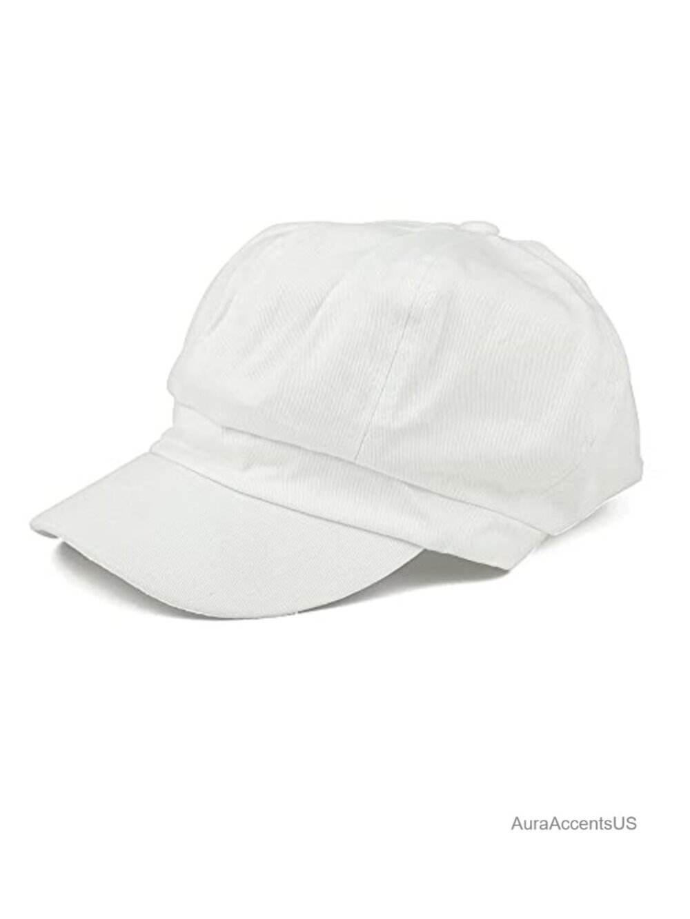 Womens Newsboy Hat 100% Cotton Vintage Cabbie Cap Elastic Back